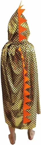 Vista 16 de Disfraces de dinosaurio, capa de dragón verde, ropa de disfraces de Halloween de 3 a 8 años