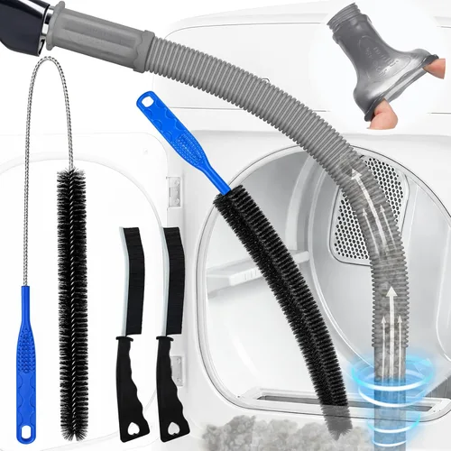 Vista 8 de PetOde Kit de limpiador de ventilación para secadora, accesorio para Azul