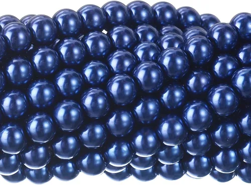 Vista 14 de RUBYCA 200 piezas de cuentas redondas de cristal checo satinado brillante pequeñas para hacer joyería 10mm Amatista Púrpura