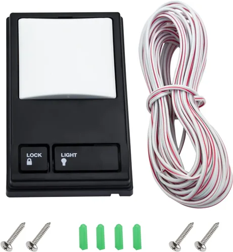 Vista 9 de Panel de control de teclado de pared multifunción, consola de puerta de garaje multifunción montada en pared para LiftMaster 41A5273-1 78LM, 78LMC