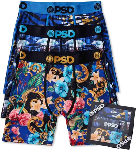 Vista 2 de PSD Paquete de 3 calzoncillos tipo bóxer para hombre