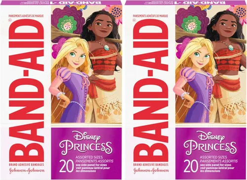 Vista 8 de Vendas Adhesivas de Marca Band-Aid para Cortes y Raspaduras Menores, Cuidado de Heridas con Personajes de Princesas Disney, Vendas Divertidas