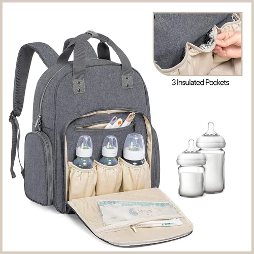 Vista 3 de Teamoy Bolsa para extractor de leche, mochila para extractor de leche compatible con Spectra S1, S2 y bolsa enfriadora, bolsa de bombeo