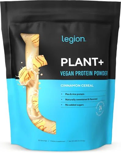 Vista 10 de LEGION Plant+ Proteína vegana en polvo, chocolate, arroz y guisantes, mezcla de proteínas a base de plantas. Sin gluten, sin OMG, endulzado