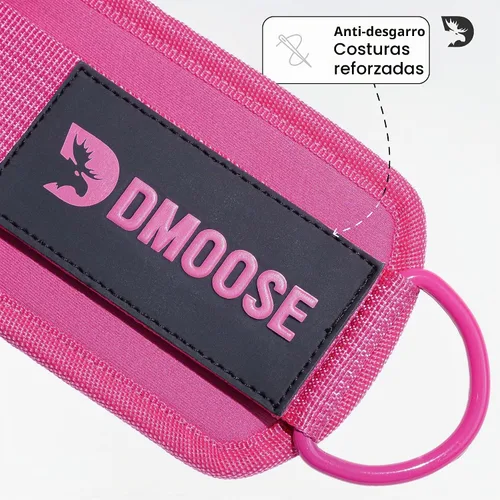 Vista 5 de DMoose Ankle Strap for Cable Machine - One Size Fit with Premium Padding, Workout Kickback Ankle Cuffs, Ankle Bands for Working Out, Booty Workouts