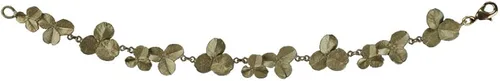 Vista 2 de Pulsera de eslabones "Trébol" de Michael Michaud para estaciones de plata