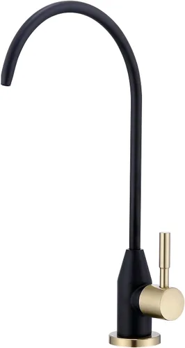 Vista 12 de Grifo de cocina de montaje en pared, grifo de fregadero de cocina de montaje en pared de centro de 8 pulgadas con rociador desplegable, comercial
