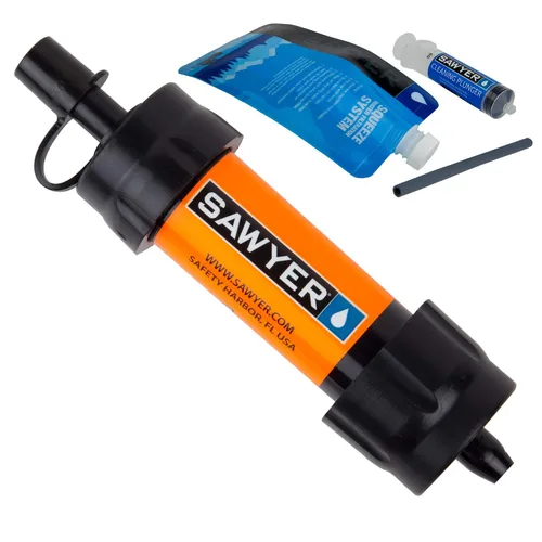 Vista 14 de Sawyer Products SP350 Sistema de filtración de agua Mini, solo filtro y émbolo de limpieza, individual, morado