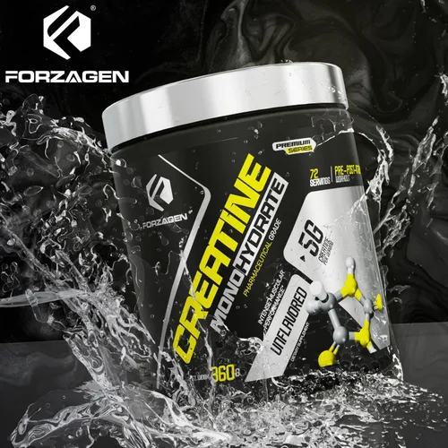 Vista 8 de Forzagen Monohidrato de creatina en polvo sin sabor, creatina micronizada en polvo para ganancia muscular para hombres y mujeres, creatina