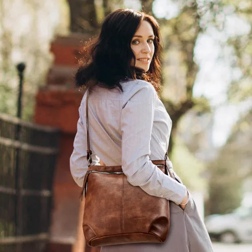 Vista 2 de WESTBRONCO Bolsos de mano para mujer, bolsos cruzados, bolso de hombro suave con correa ajustable