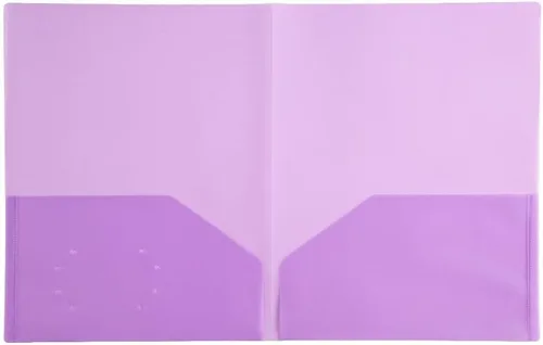 Vista 4 de Filexec Carpeta ligera de dos bolsillos, paquete de 12, varios colores (50043-3120)