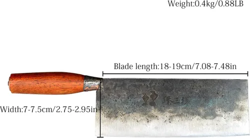 Vista 5 de 臻三环 Cuchillo de cocina forjado martillado a mano ZhenSanHuan