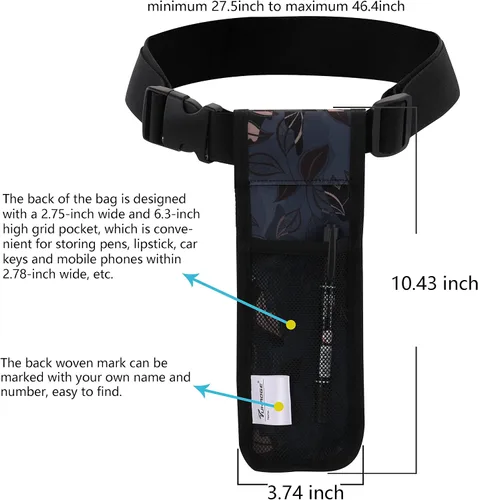 Vista 3 de Bolsa para botella de masaje, funda de aceite de masaje, loción de loción de masaje, masajista, loción de masaje (TH1KD-hojas de ceniza)