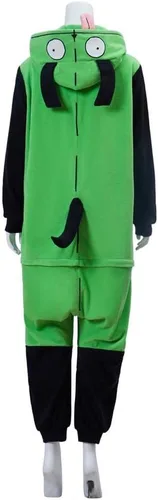 Vista 6 de Invader Cosplay Zim Disfraz Adulto Zim Pijama