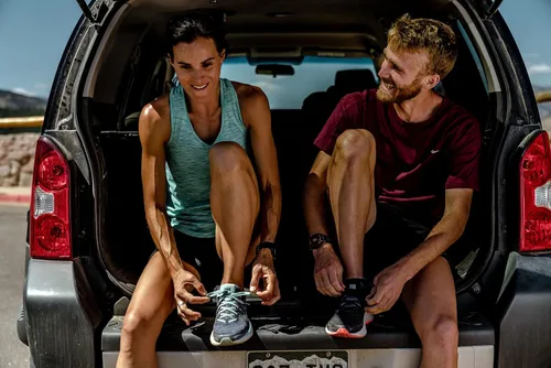 Vista 3 de Saucony Calcetines invisibles de malla para hombre, con ventilación y ajuste cómodo