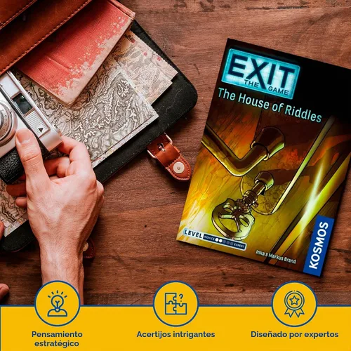 Vista 7 de La Casa de los Acertijos Exit: El Juego - Un juego de Kosmos de Thames & Kosmos Experiencia de habitación de escape en casa basada en cartas