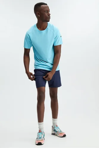 Vista 3 de Fabletics The Fundamental - Pantalón corto para hombre (forro), entrenamiento, correr, entrenamiento, gimnasio, yoga, ultraligero, atlético
