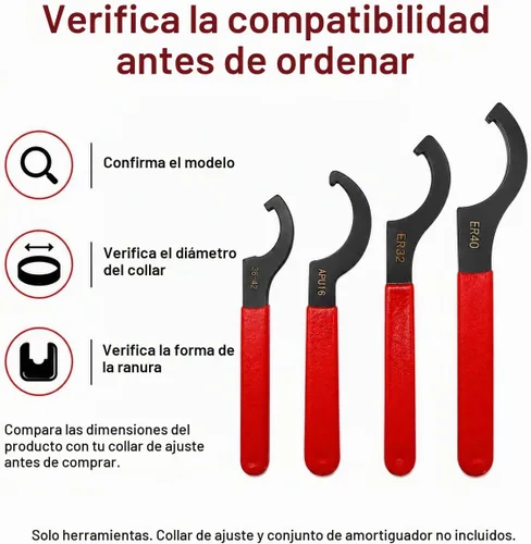 Vista 9 de Anxingo Juego de llaves helicoidales ajustables, 4 piezas, acero de aleación, caucho