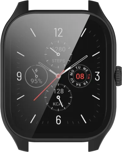 Vista 7 de TenCloud Protector de pantalla compatible con Amazfit GTS 4 fundas (no para GTS4 Mini), funda protectora de pantalla rayada para reloj inteligente
