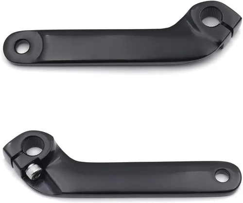 Vista 3 de Eje de palanca de cambios interior ajustable compatible con H-D 1982-2018 FLT/Road Glide FLTRX 2015-2020 en negro [P/N: MT268-018-BK]
