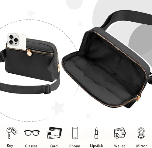 Vista 6 de COSHAYSOO Riñonera personalizada con letra inicial para mujeres, adolescentes, niñas de 13 a 15 años, 14 a 16, 16 a 18, 19 a 25 años, regalos