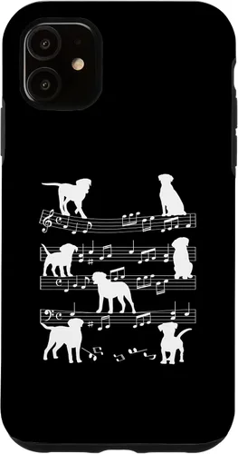 Vista 8 de Musician Dog Playing On Musical Notes Music Lover Piano Case for iPhone 16