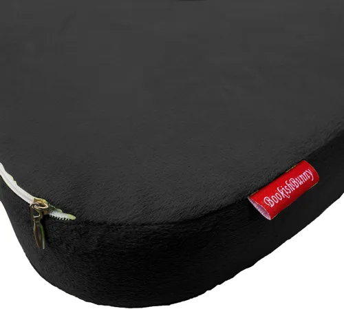 Vista 3 de Bookishbunny Silla de oficina ortopédica de espuma viscoelástica para coxis y almohadilla para asiento de automóvil, cojín cómodo para el dolor