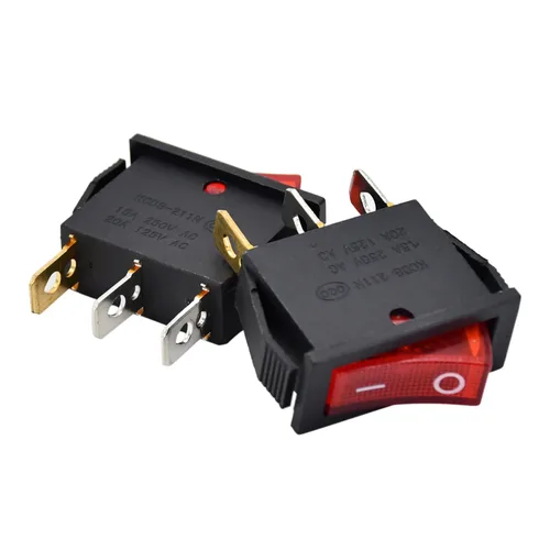 Vista 2 de 2 unids 20 amperios 120 V interruptor basculante 120927-24 28785 compatible con chimeneas eléctricas Desa FMI