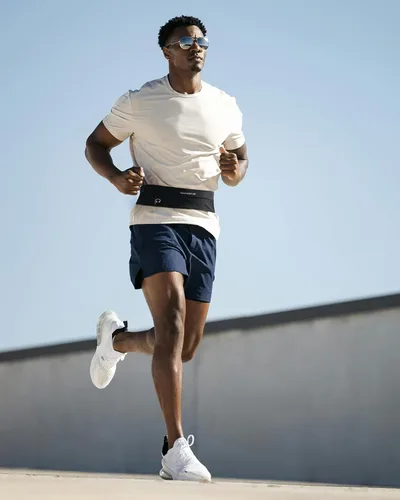 Vista 2 de WATERFLY Cinturón para Correr Riñonera: Bolsa de Cintura Delgada para Hombres Mujeres, Soporte para Teléfono de Fitness para Entrenamiento Maratón