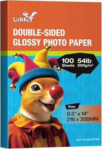 Vista 15 de Uinkit Papel fotográfico brillante de doble cara 4x6 54lb para tinta de color 200Gsm Paquete de valor a granel para imprimir imágenes 4x6 9.5Mil