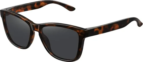 Vista 8 de Meetsun - Lentes de sol polarizados, unisex, modernos, con estilo de diseñador, clásico y retro A1 Negro Brillante