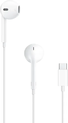 Vista 5 de Auriculares Apple EarPods con enchufe de 3.5mm, auriculares con cable con control remoto incorporado para controlar música, llamadas telefónicas