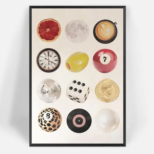 Vista 11 de Pósteres de lienzo de vinilo de música retro, tocadiscos de música de los años 70, arte de pared de disco con estampado estético de leopardo Multi 01