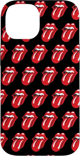 Vista 4 de Rolling Stones Classic Tongue Logo Repeat - Carcasa para iPhone 17, color negro