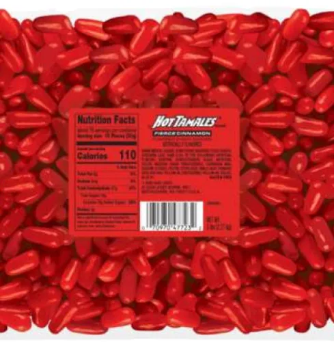 Vista 2 de Hot Tamales Canela feroz a granel - 5 lb.