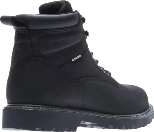 Vista 9 de Zapatos de trabajo Floorhand de Wolverine, de hombre, 6 pulgadas, impermeable, de punta suave
