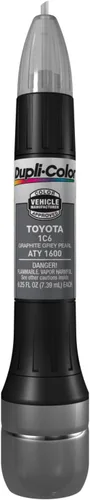 Vista 4 de Dupli-Color AFM0412 - 1 lápiz de pintura automotriz para retoque y reparación de rayones todo en 1 de coincidencia exacta. Color esmoquin negro