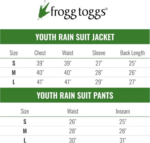 Vista 6 de FROGG TOGGS Youth Polly Woggs Waterproof Breathable Rain Suit