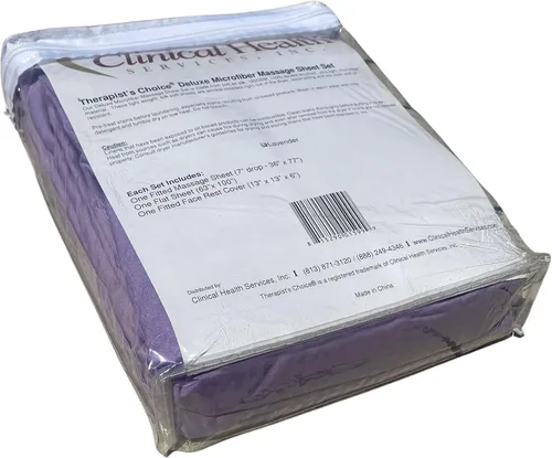 Vista 2 de Therapist's Choice® juego de sábanas prémium de microfibra para masajes, 3 unidades, marrón (CHOCOLATE (Dark Brown)), 1