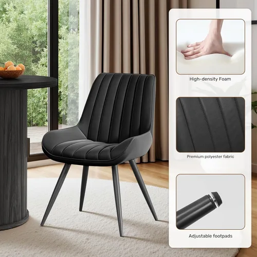 Vista 122 de Miereirl Moderno juego de comedor de 5 piezas para mesa redonda de madera de 4,31.5 pulgadas con estante de almacenamiento semiabierto y puerta