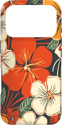 Vista 30 de Puakenikeni Flower Watercolor Floral Pattern Case for iPhone 17
