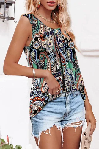 Vista 3 de BETTE BOUTIK Tank Tops for Women Pleated Sleeveless Blouse Short Sleeve Tops Basic Shirts S-3XL
