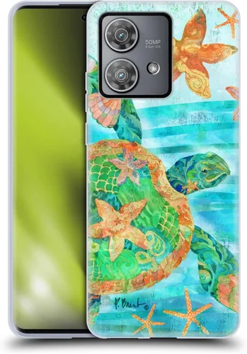 Vista 11 de Head Case Designs Officially Licensed Paul Brent Agate Mermaid Coastal Soft Gel Case Compatible with Motorola Edge 40 Neo 5G