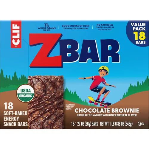 Vista 12 de Zbar - Barras de chocolate y brownie horneadas suaves, barras de granola