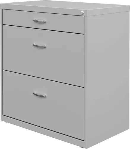 Vista 3 de NuSparc Lorell - Cajonera lateral, color plateado