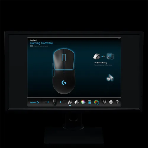 Vista 6 de Logitech G PRO - Mouse inalámbrico para juegos sensor Hero 16K 16000 DPI RGB ultraligero de 4 a 8 botones programables larga duración de la batería