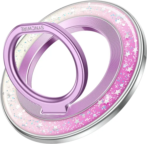 Vista 15 de SYNCWIRE Soporte magnético para anillo de teléfono MagSafe - Soporte de agarre para teléfono con rotación de 360° para el dedo compatible con iPhone