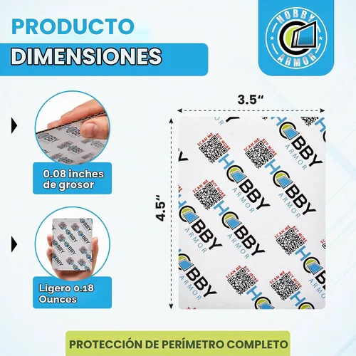 Vista 2 de Hobby Armor - Paquete de 100 protectores de envío de tarjetas coleccionables de 3.5 x 4.5 pulgadas con esquinas redondeadas, protector de tarjetas