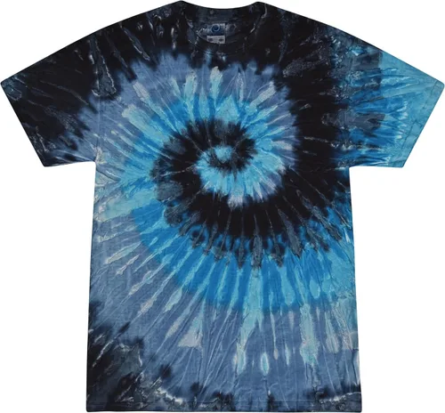 Vista 14 de Colortone Camisetas de teñido anudado de araña para hombres y mujeres, camisetas unisex de manga corta con teñido anudado para adultos Blaze