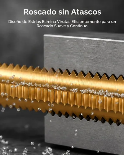 Vista 6 de Kit de reparación de roscas OMT, 344 piezas SAE y kit restaurador de roscas